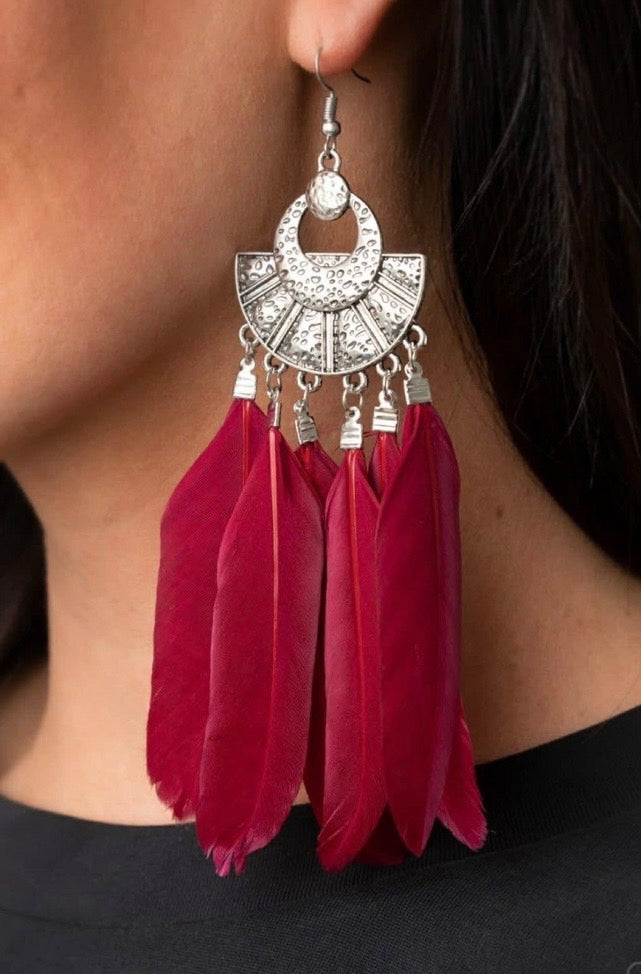 Plume Paradise - Red