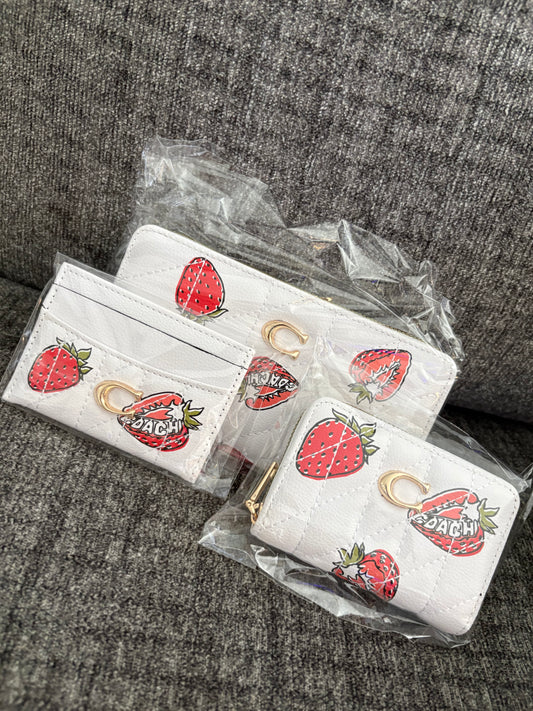 3 piece “C” set - Strawberry