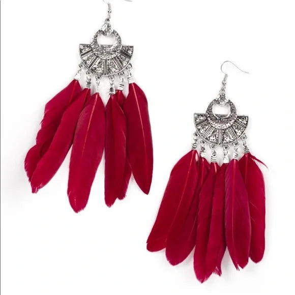 Plume Paradise - Red