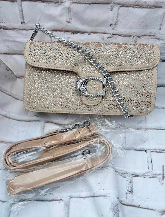 Rhinestone Beauty - Beige