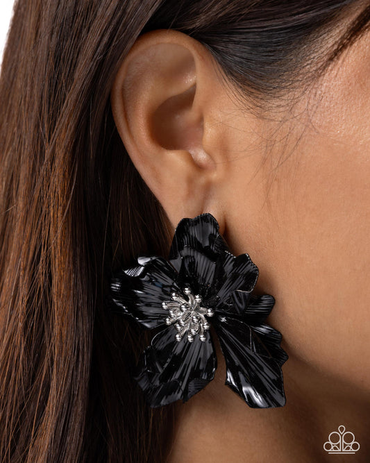 Buoyant Blooms - Black