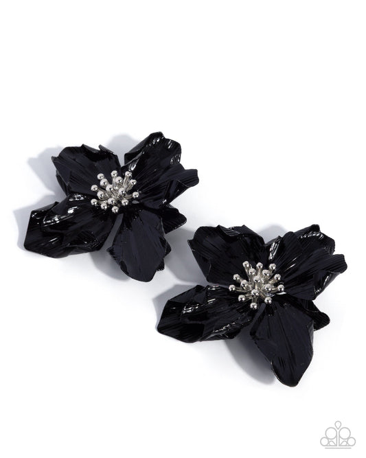 Buoyant Blooms - Black